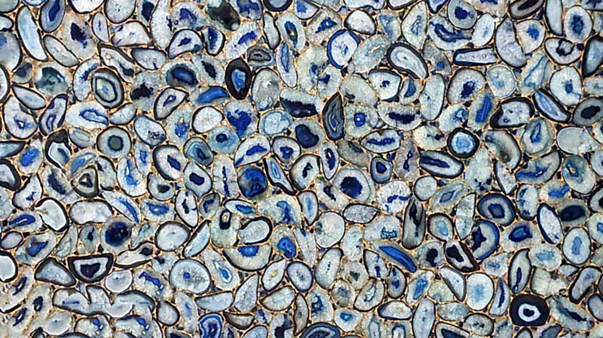 Blue Agate Mermer